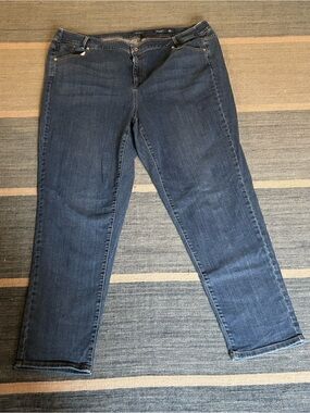 J Jill Classic Size 20W Dark Blue Stretch Straight Leg Women’s Jeans